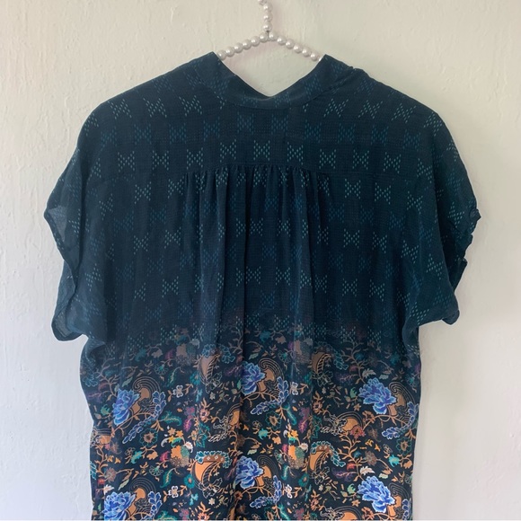 Anthropologie Tanvi Kedia Tansey Silk Tunic Dress - Picture 11 of 14